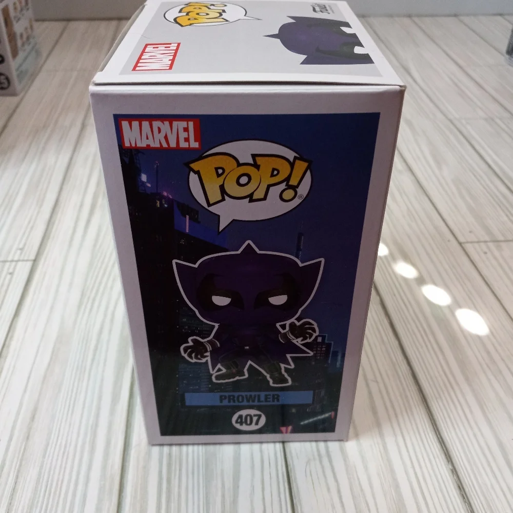 The Prowler Spider Man Into The Spider Verse Marvel Funko Pop Bobble Head #407